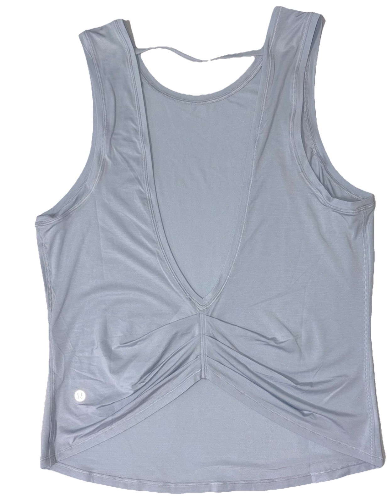 NWT💎LULULEMON💎SIZE 12💎DEEP STRETCH TANK💎AUTHENTIC💎HIP LENGTH💎STARCH BLUE💎