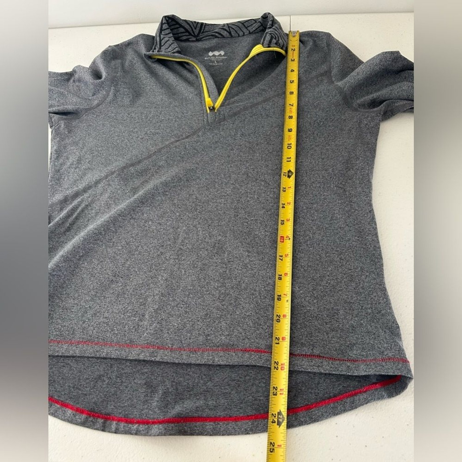 Janji L Quarter Zip Pullover Top Running Workout Performance Wear Athletic Yoga