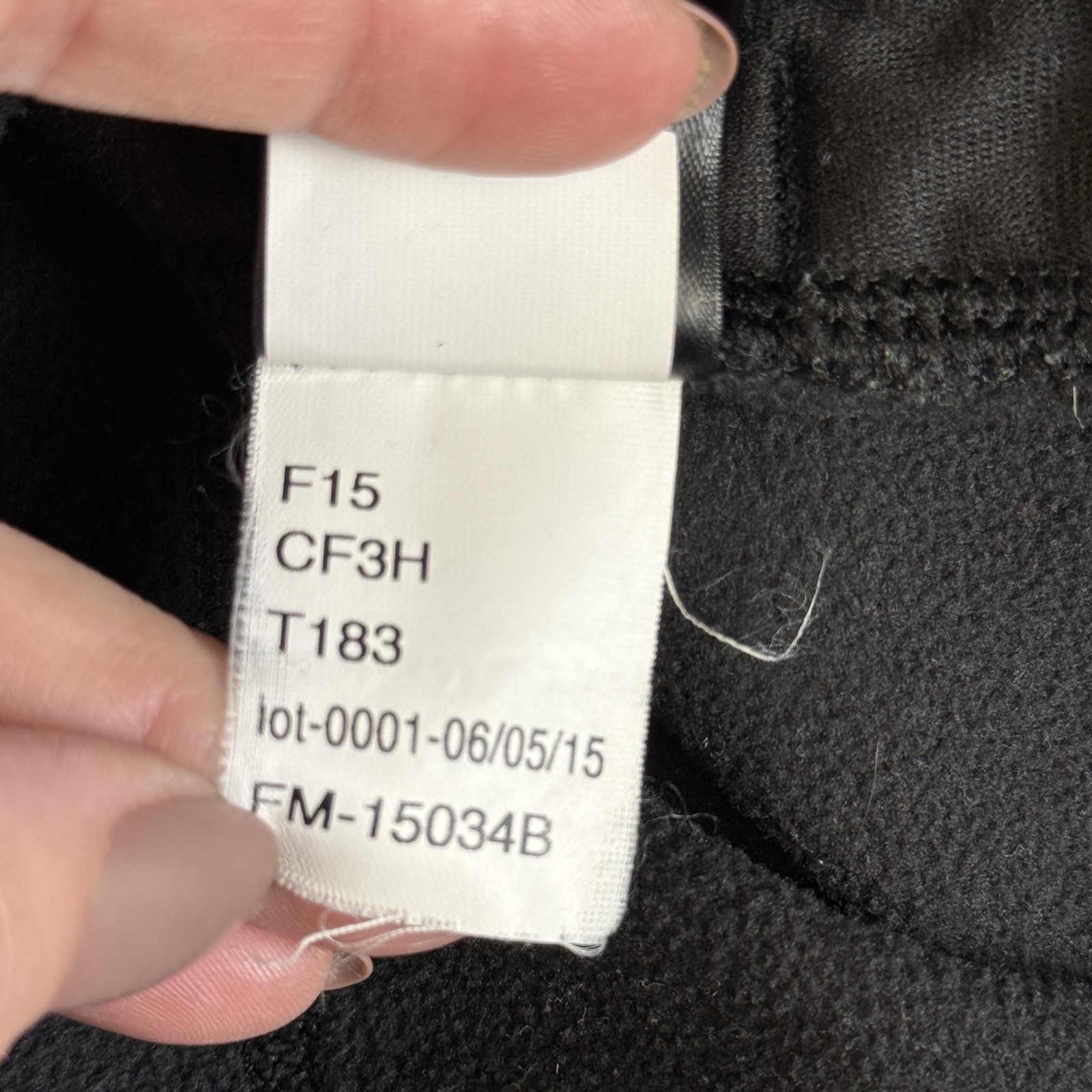 The North Face Pullover Womens Small Black Fleece 1/4 Zip Pocket Hiking Top