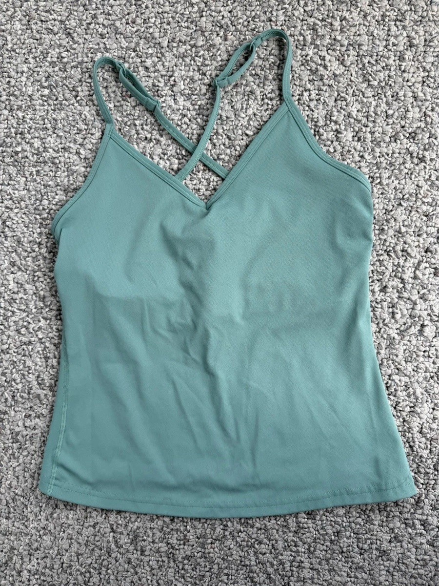Green Tank Top By “Old navy” Active Sz XS EUC. Shelf Bra