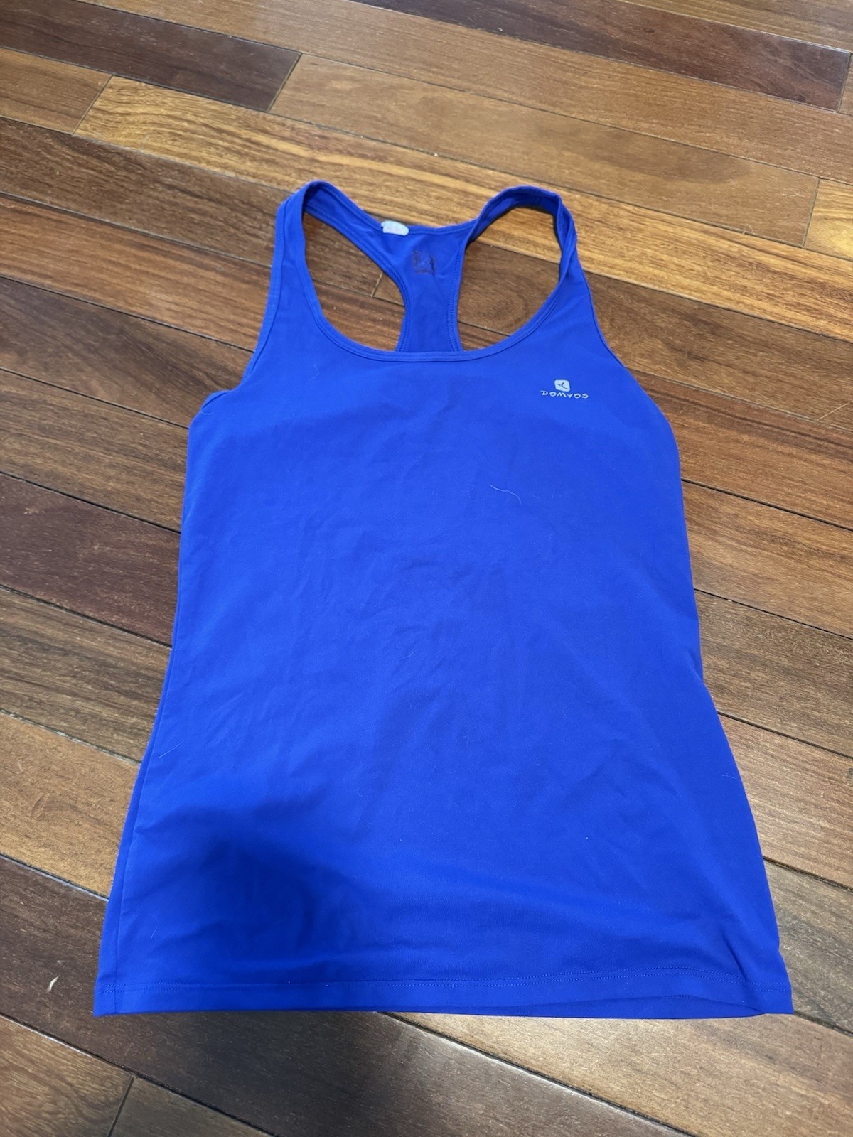 Domyos Bright Blue Racerback Trainings-Tanktop