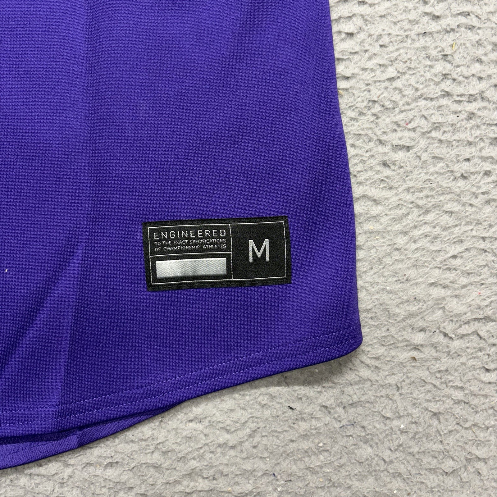 Nike Stock Team Vapor Select2 Button Softball Jersey Women Medium Purple DX8849