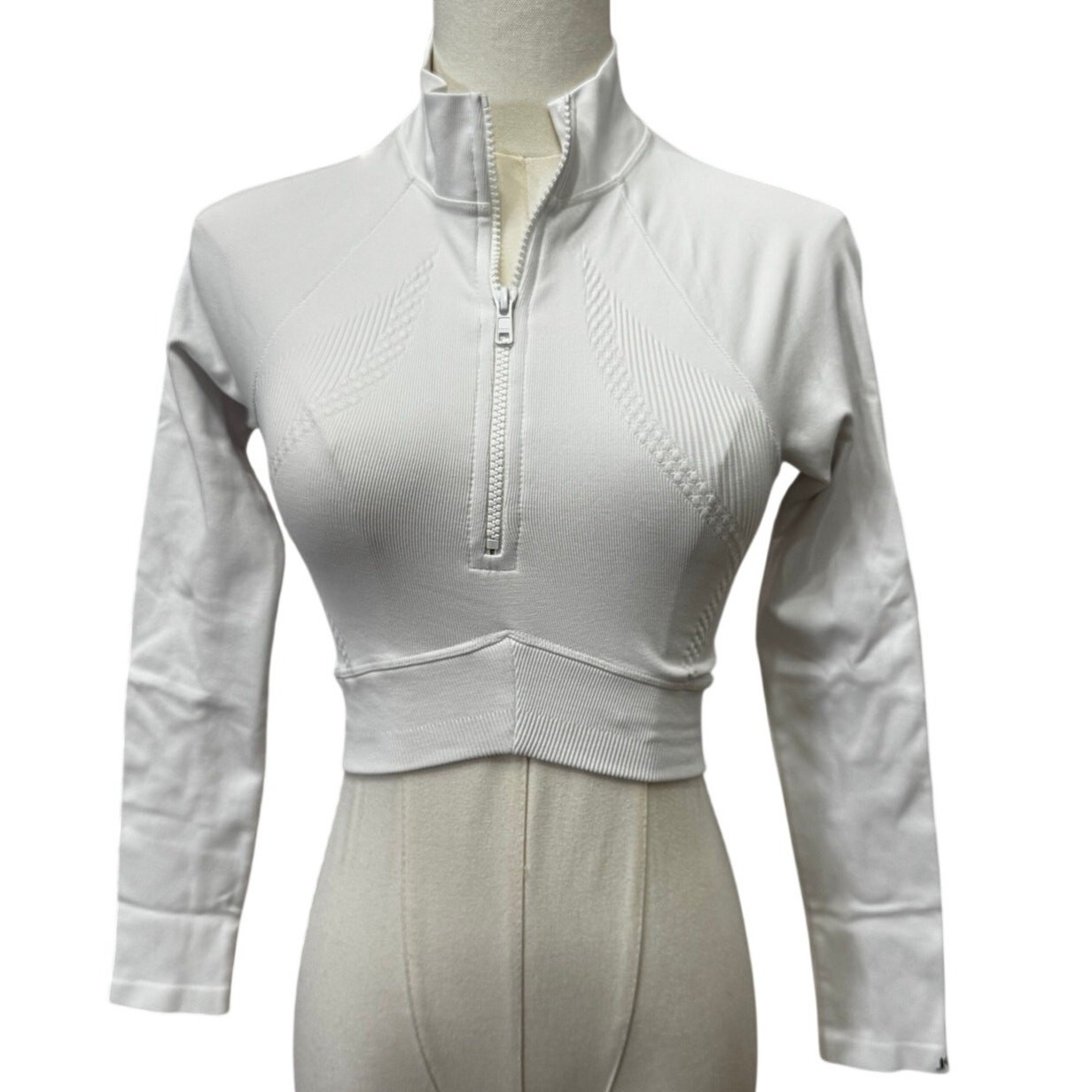 JOJA Women’s Luna Exhale Long Sleeve Cropped Half Zip Top Size S Athleisure