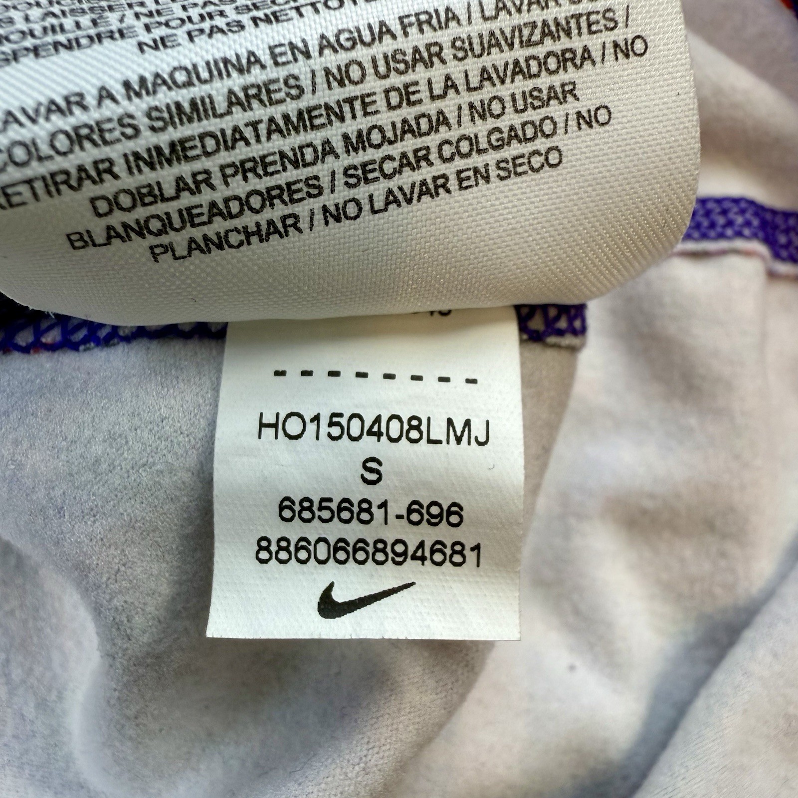 Nike Pro Dri-Fit Hyperwarm Engineered Print 1/2 Zip Aztec Tribal Women’s Small