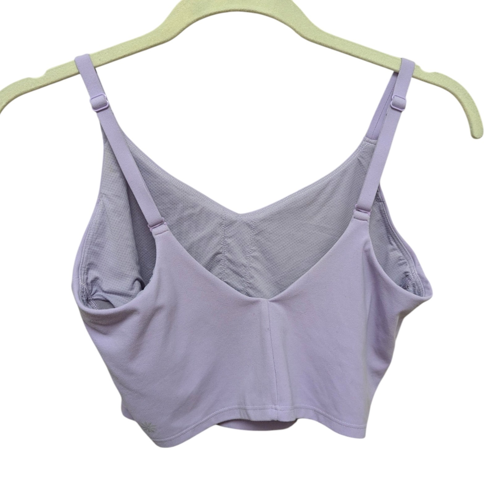 Athleta Womens Small S Purple Athletic Tank Top Built In Bra Adjustable Straps