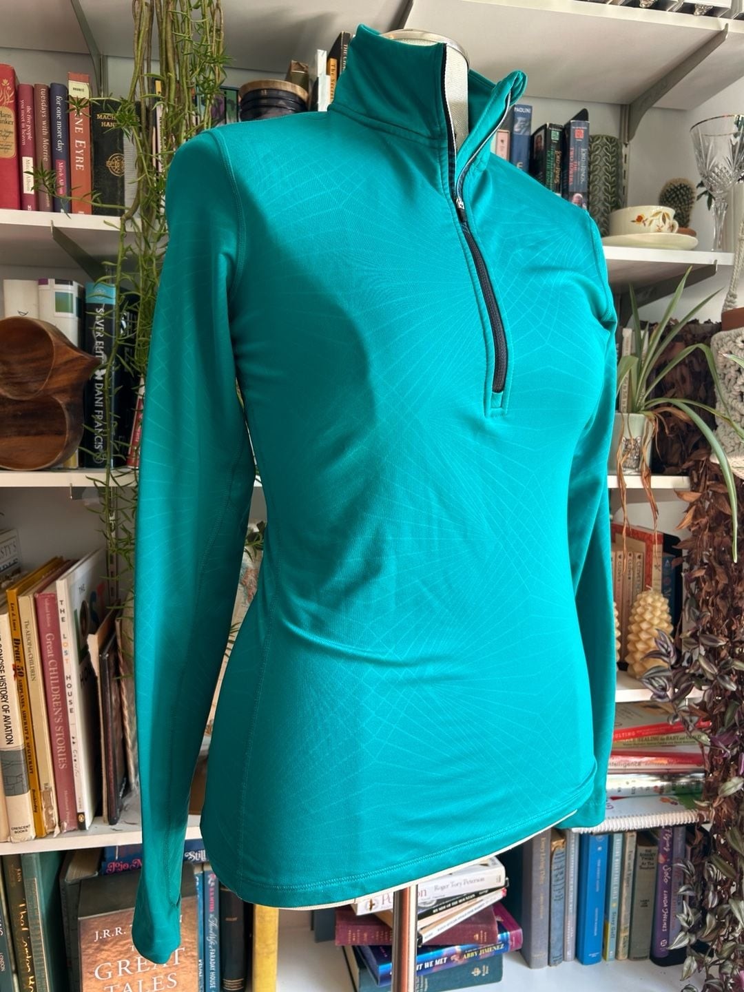 Nike Pro Hyperwarm Women’s Half-Zip Long Sleeve Athletic Pullover