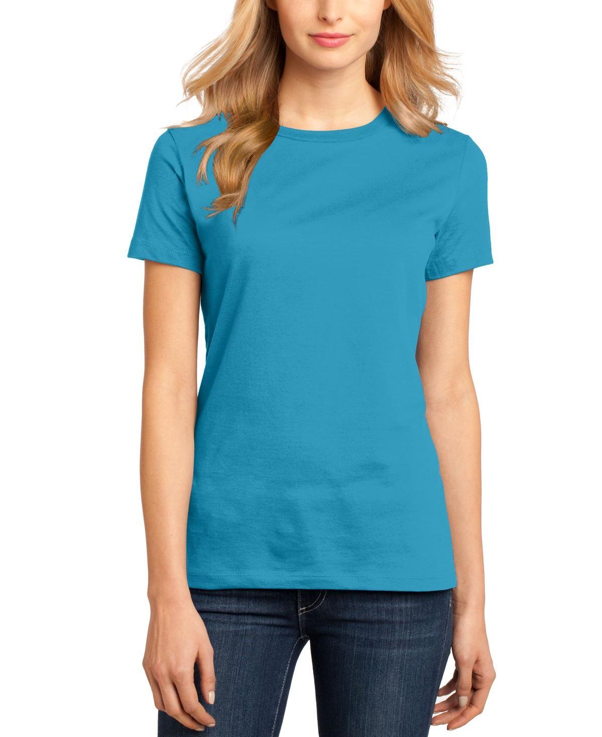 Just Blanks Women’s Perfect Weight Crew Neck Tee T-Shirt – JBDM104L