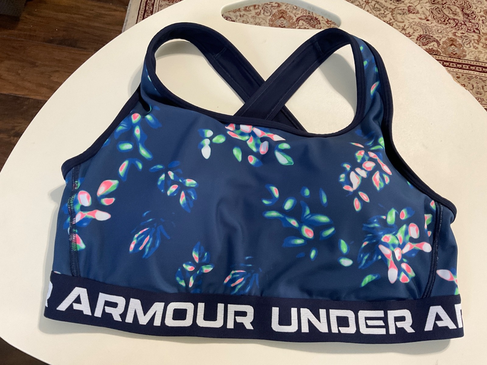 Women’s Under Armour Compression Multicolor Sports Bra Size 1X (CON92)