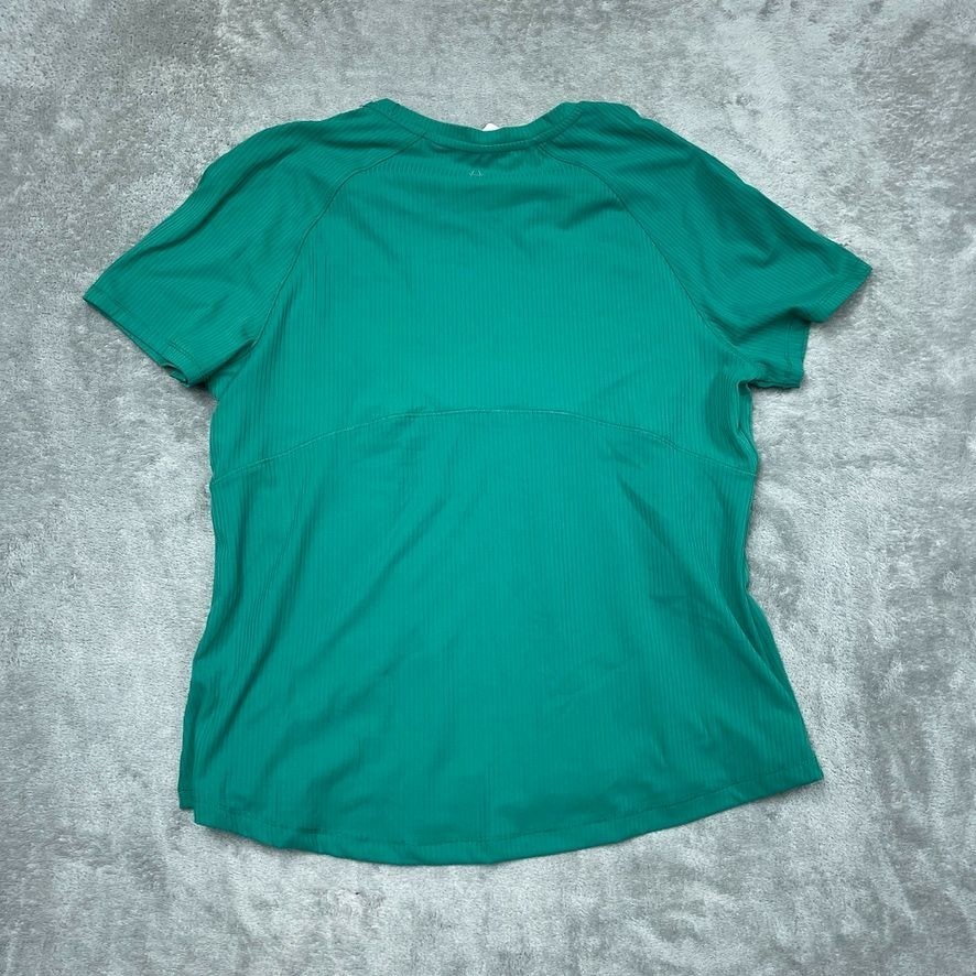 Spyder Active Womens Green Moisture-Wicking Short Sleeve Top L d0421