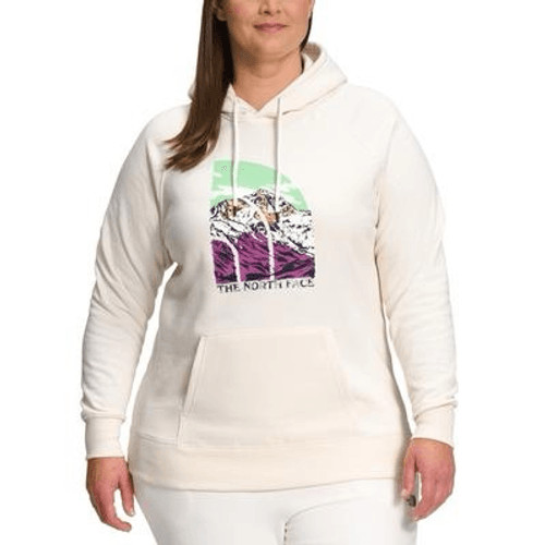 The North Face Plus Size Raglan-Sleeve Graphic-Print Hooded Sweatshirt – Gardeni