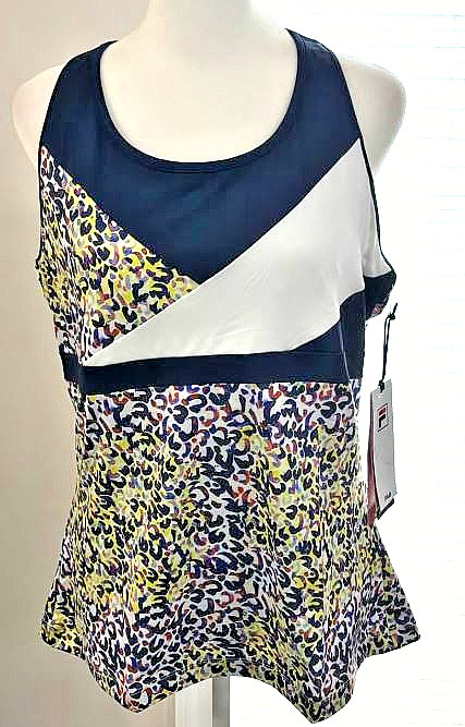 Fila Women’s Animal Print Racerback Tennis top Tank Multicolor TW23C283