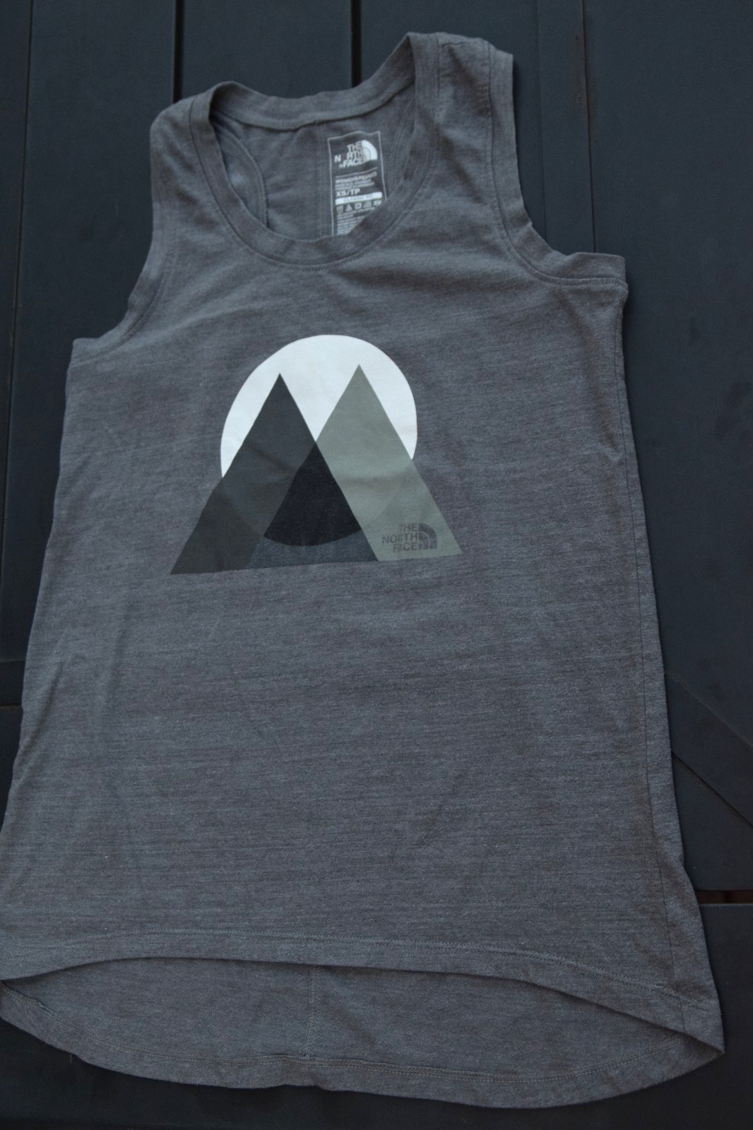 The North Face Women’s XS TP Classic Fit Gray Tank Top Tri-Blend