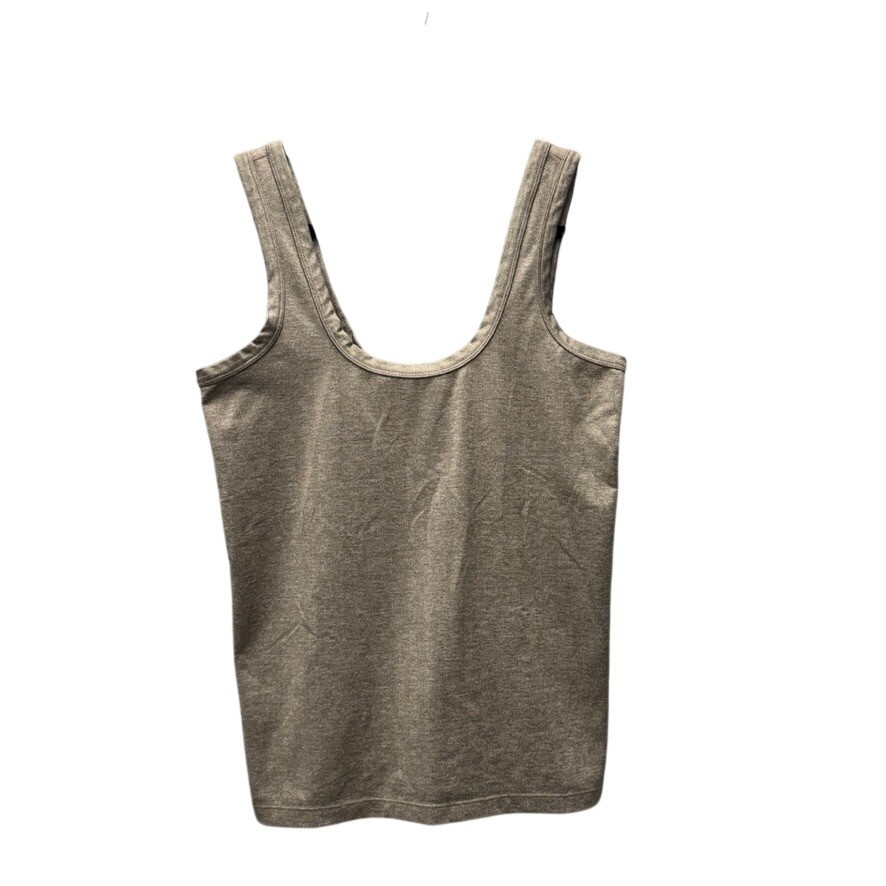 Prana Womens Recycled Polyester Blend Scoop Neck Tank Top Heathered Green Size M