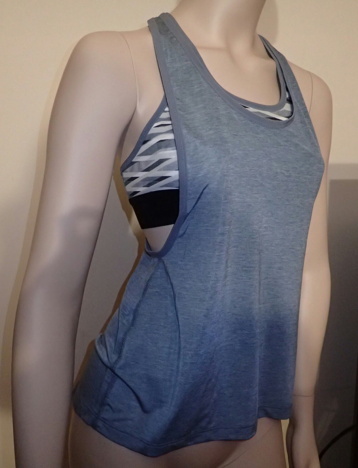 Nike Dri Fit 2 Piece Sports Bra Racerback Top XS