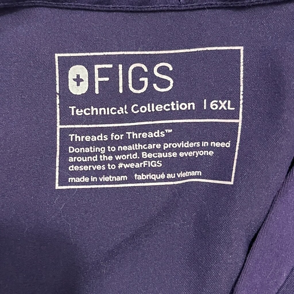 FIGS Casma Technical Collection Scrub Top Women’s Size 6XL