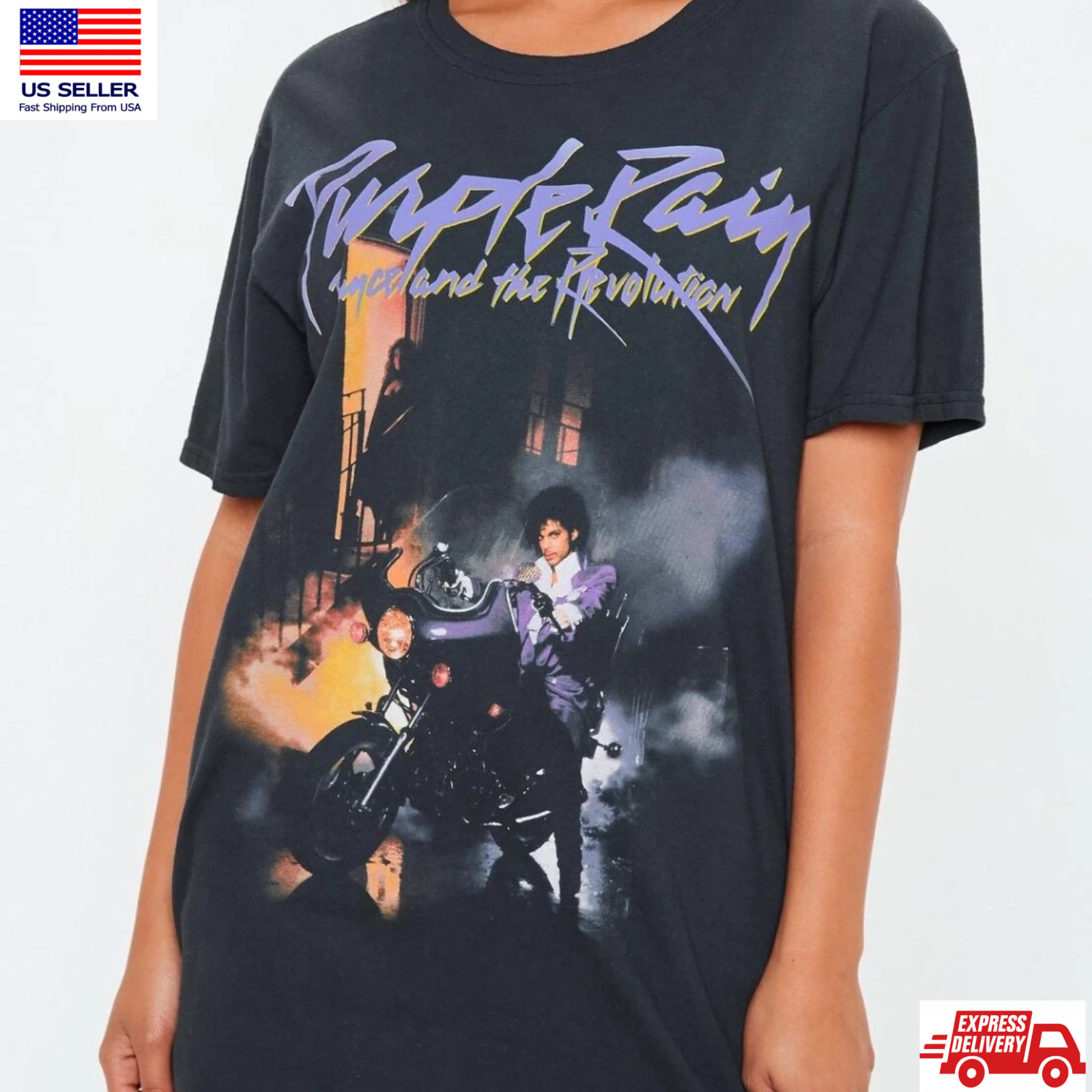 (Officially Licensed) Prince Purple Rain T Shirt