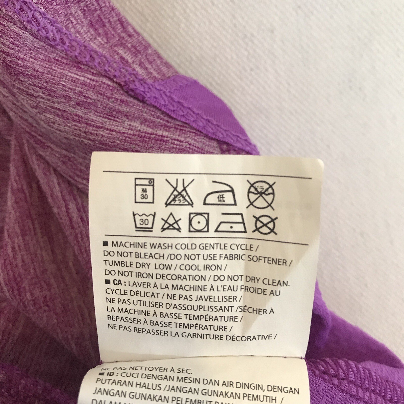 Old Navy Active Opulent Iris Purple Semi Fitted Racerback Workout Tank Small