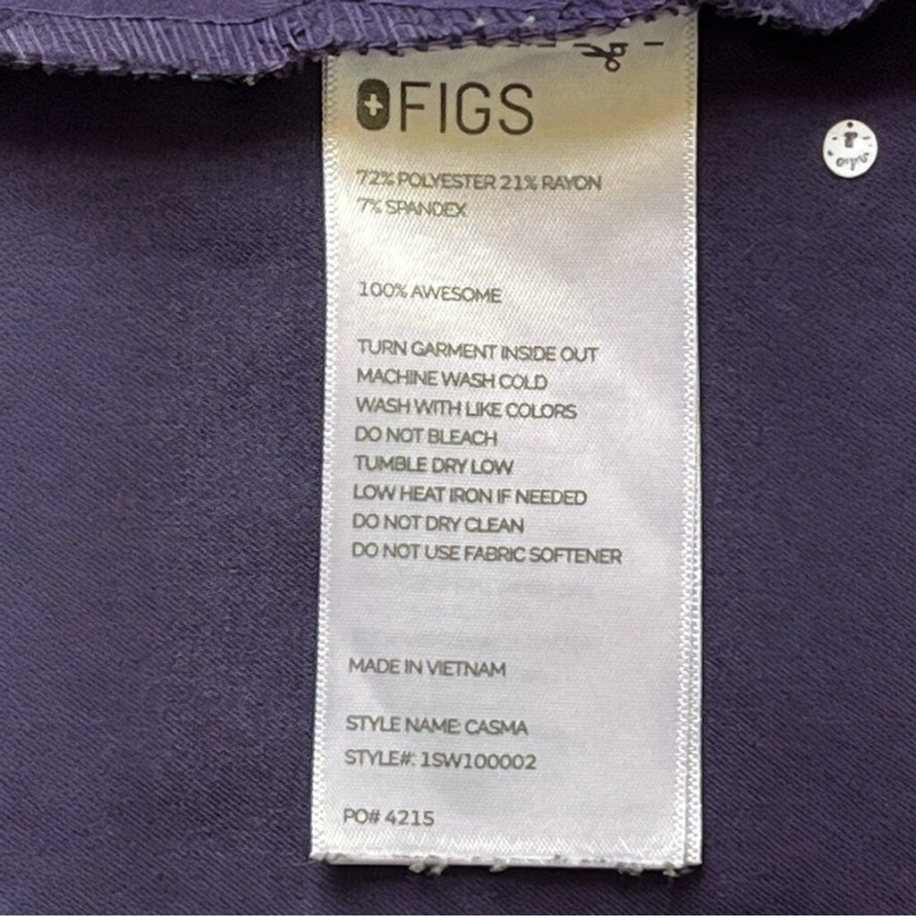 FIGS Casma Technical Collection Scrub Top Women’s Size 6XL