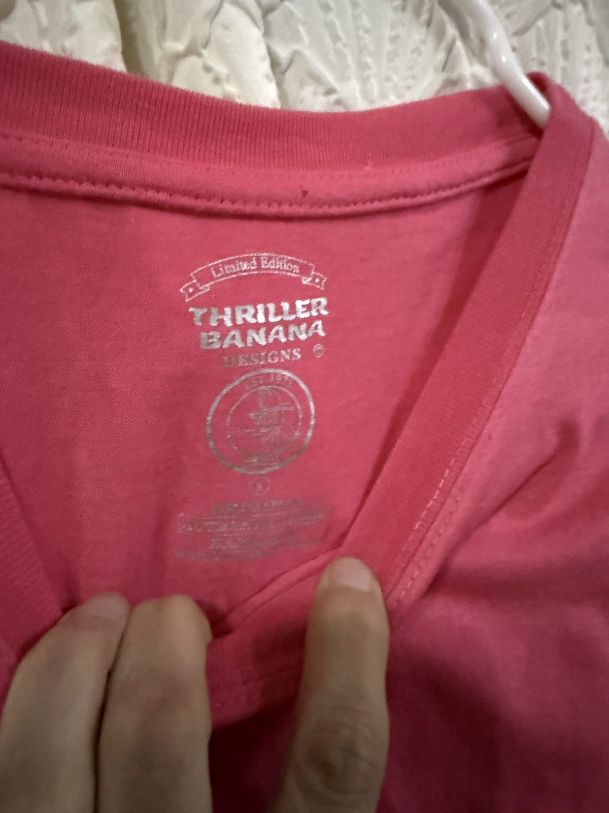 Nassau Pink Shirt Long Sleeve Shirt Limited Editions Thriller Bananas Beachwear
