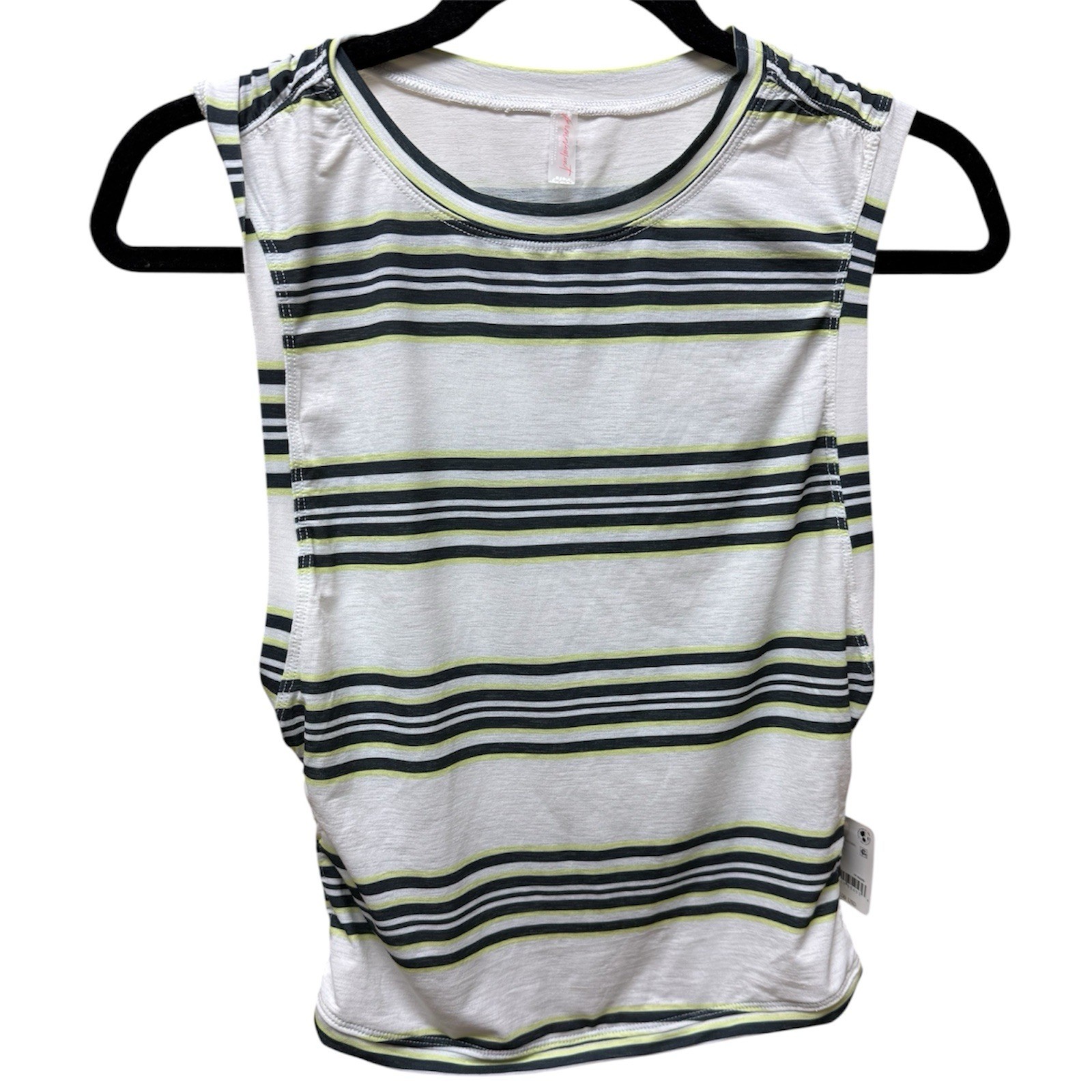 Free People Movement Tempo Sport Mode Striped Muscle Tank. Sz XS. NWT
