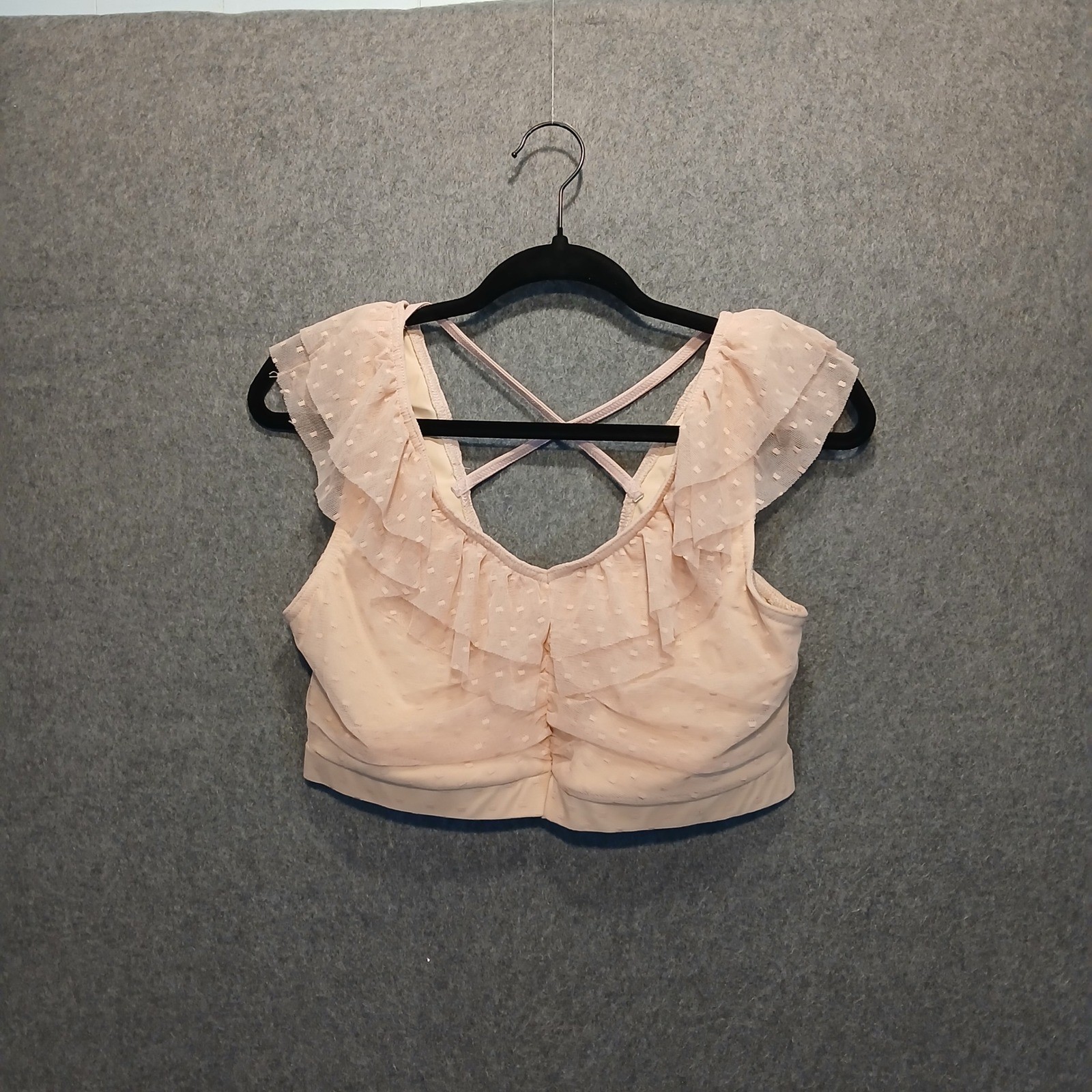 Balera LA Pink dancewear top ballet dance coquette flirty mesh recital fairy