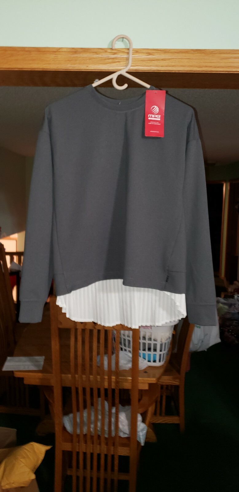 MPG Sport Long Sleeve Crew Top Size M
