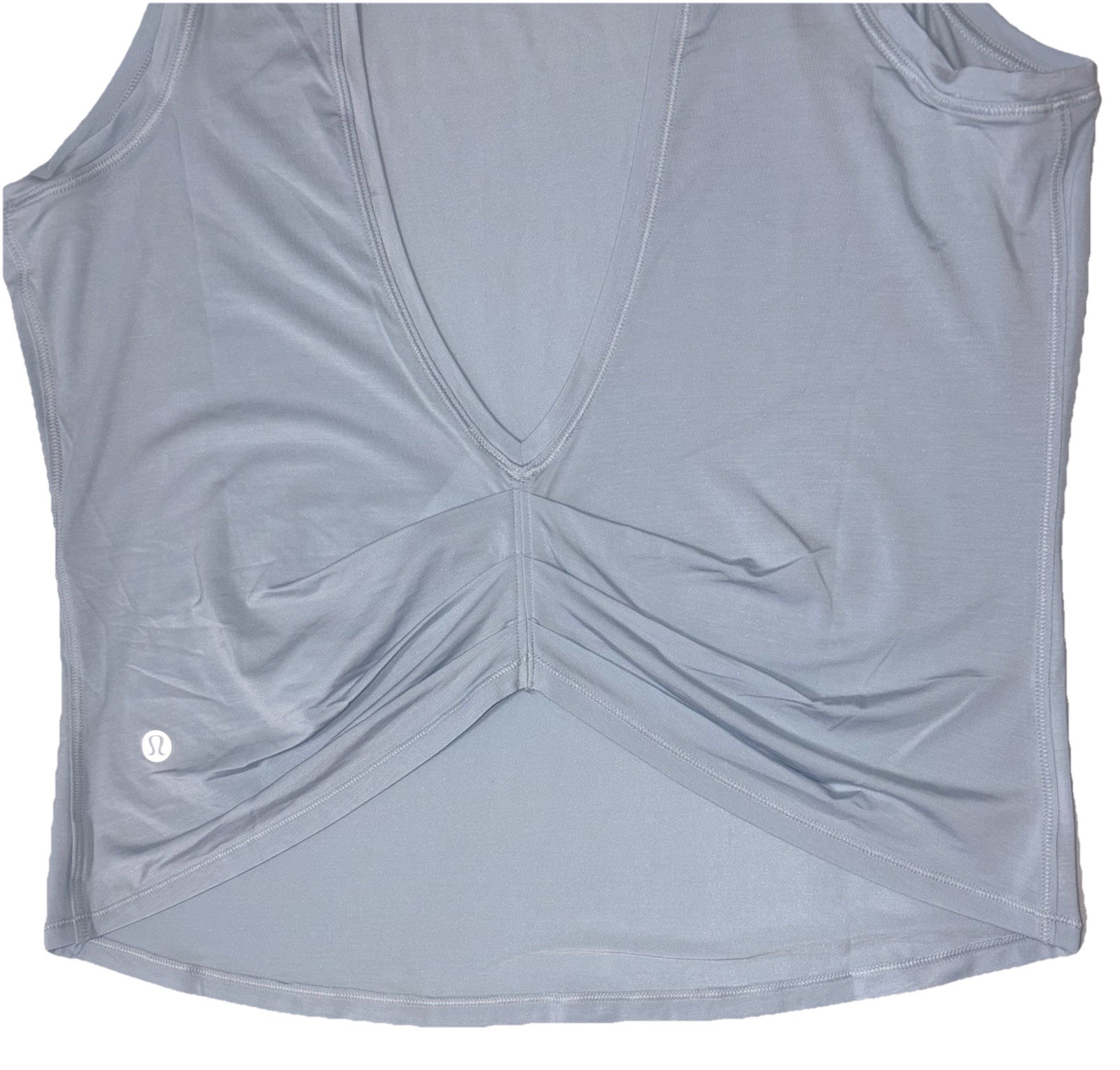 NWT💎LULULEMON💎SIZE 12💎DEEP STRETCH TANK💎AUTHENTIC💎HIP LENGTH💎STARCH BLUE💎