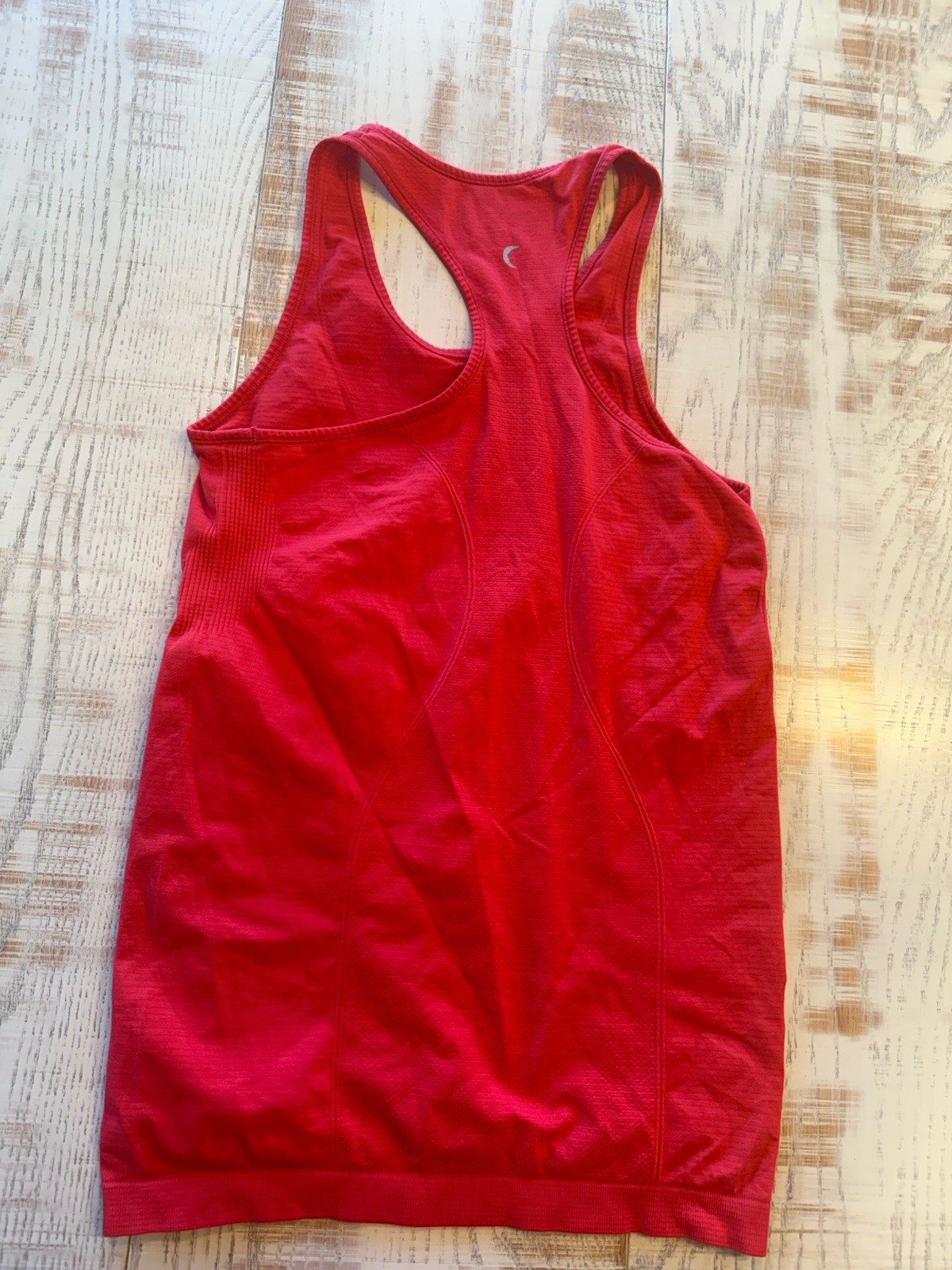 Zyia Active Red Copper Charged Racerback Tank Womens M Yoga Activewear