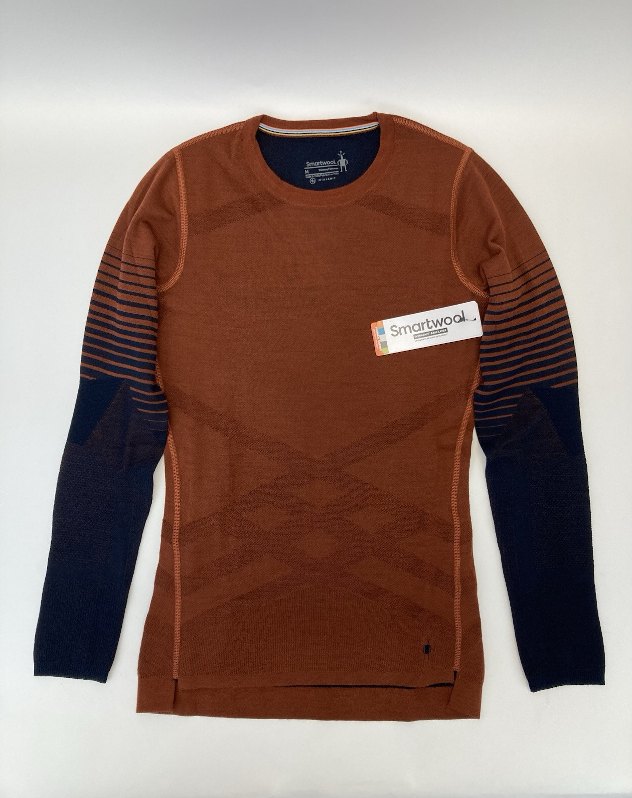 SmartWool Women’s Intraknit Merino 200 Base Layer Top Merino Wool Pecan Brown