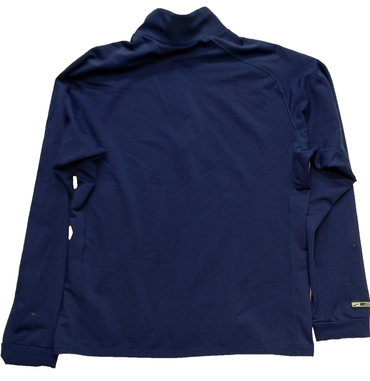 Brooks Running 1/4 Zip Pullover Large Blue Dryline Womens Training Walking Hike