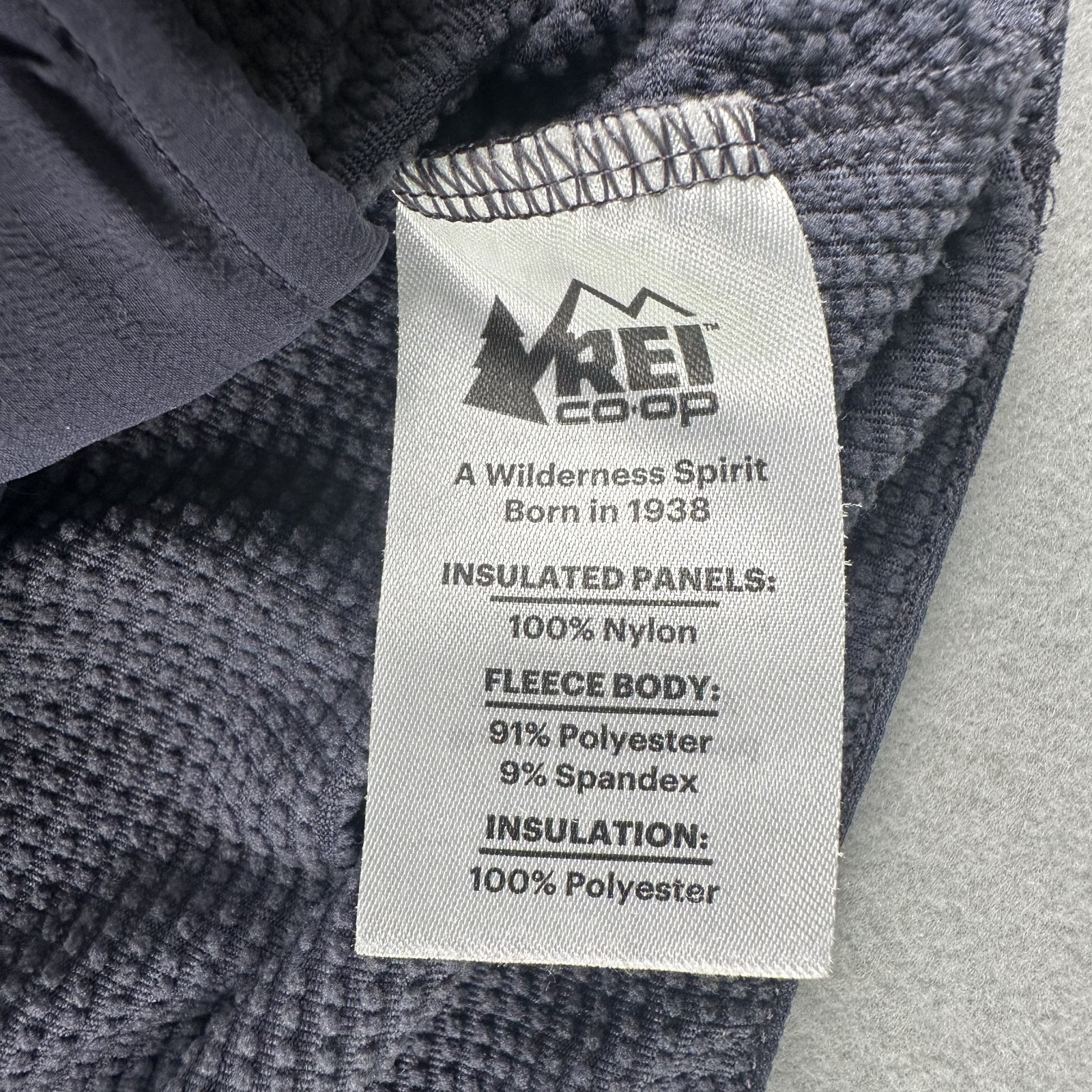 REI Co-op Active Pursuits Insulated Pullover Long Sleeve Top Size XS Blue Gray