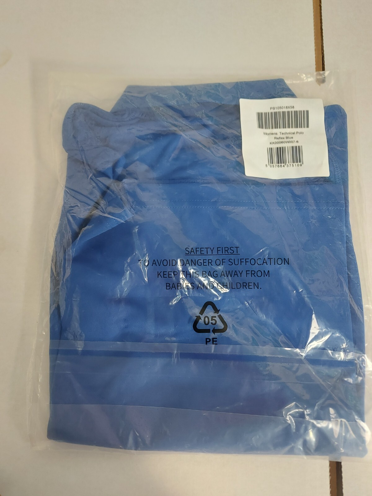 Kukri Womens Technical Polo Reflex Blue SIZE UK 6 Bust 30″ Bnib
