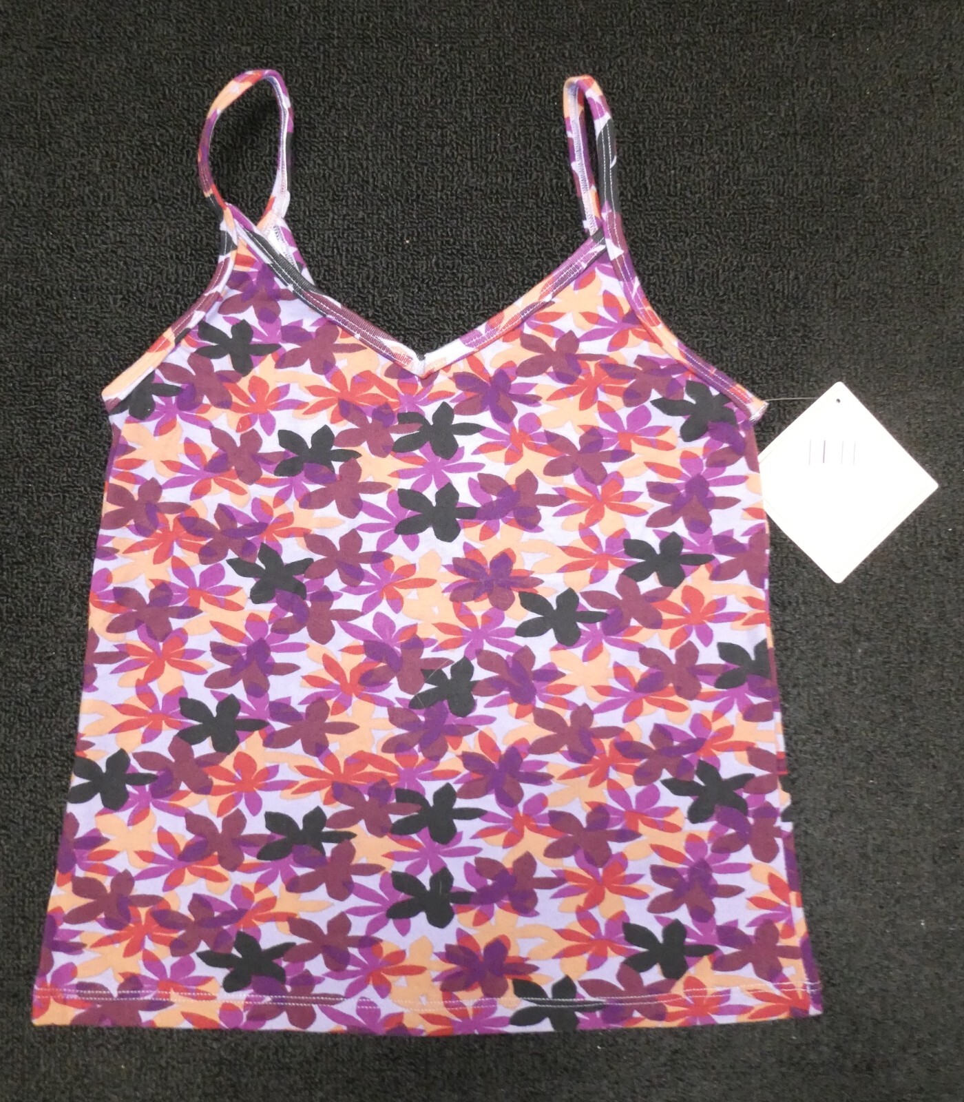NWT Stonewear Designs women’s multi-colored floral print sports bra top Sz S