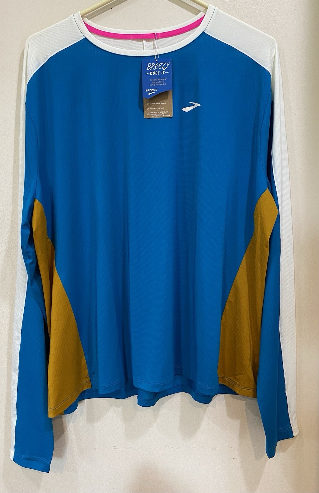 NWT Brooks Women’s Sprint Free Long Sleeve. XXL