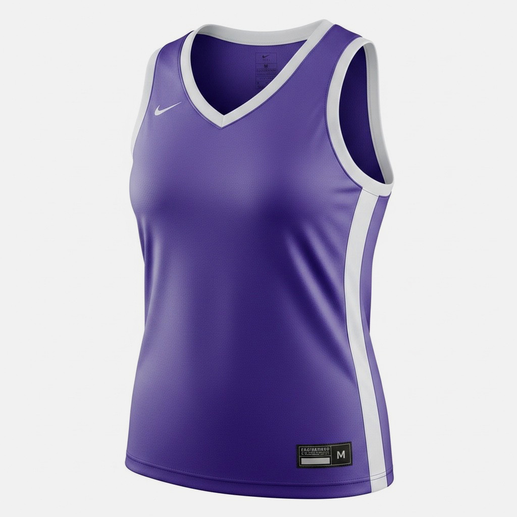 Nike Dri-Fit Basketball Engineered Jersey Purple/ White Women’s Medium NWT