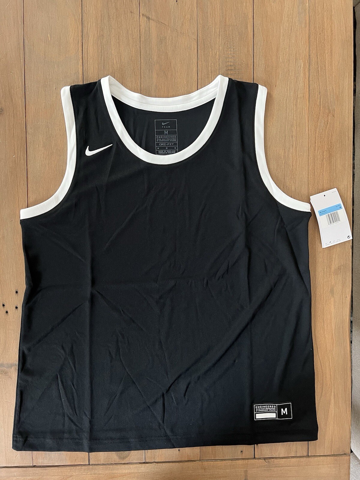 Nike Stock Dri-fit Swoosh Fly Basketball Jersey Women’s Medium Black DX9089