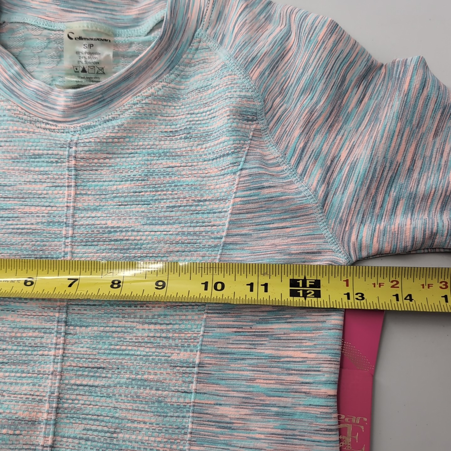 Climawear Muse Second Skin Beachcomber Ombre Seamless Performance Athletic Top