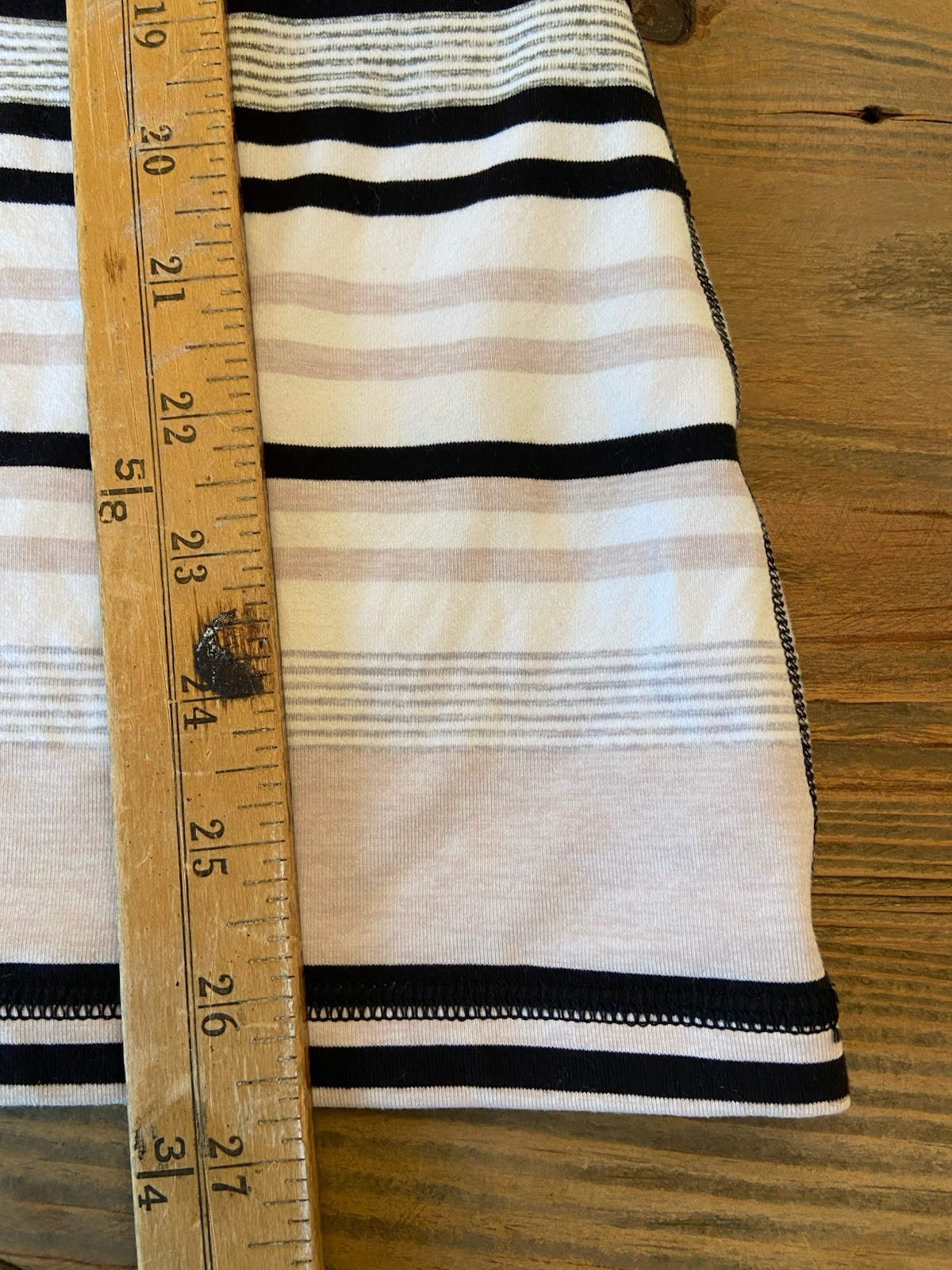 Lululemon Striped Spaghetti Strap Y-back Tank Top Built In Shelf Bra