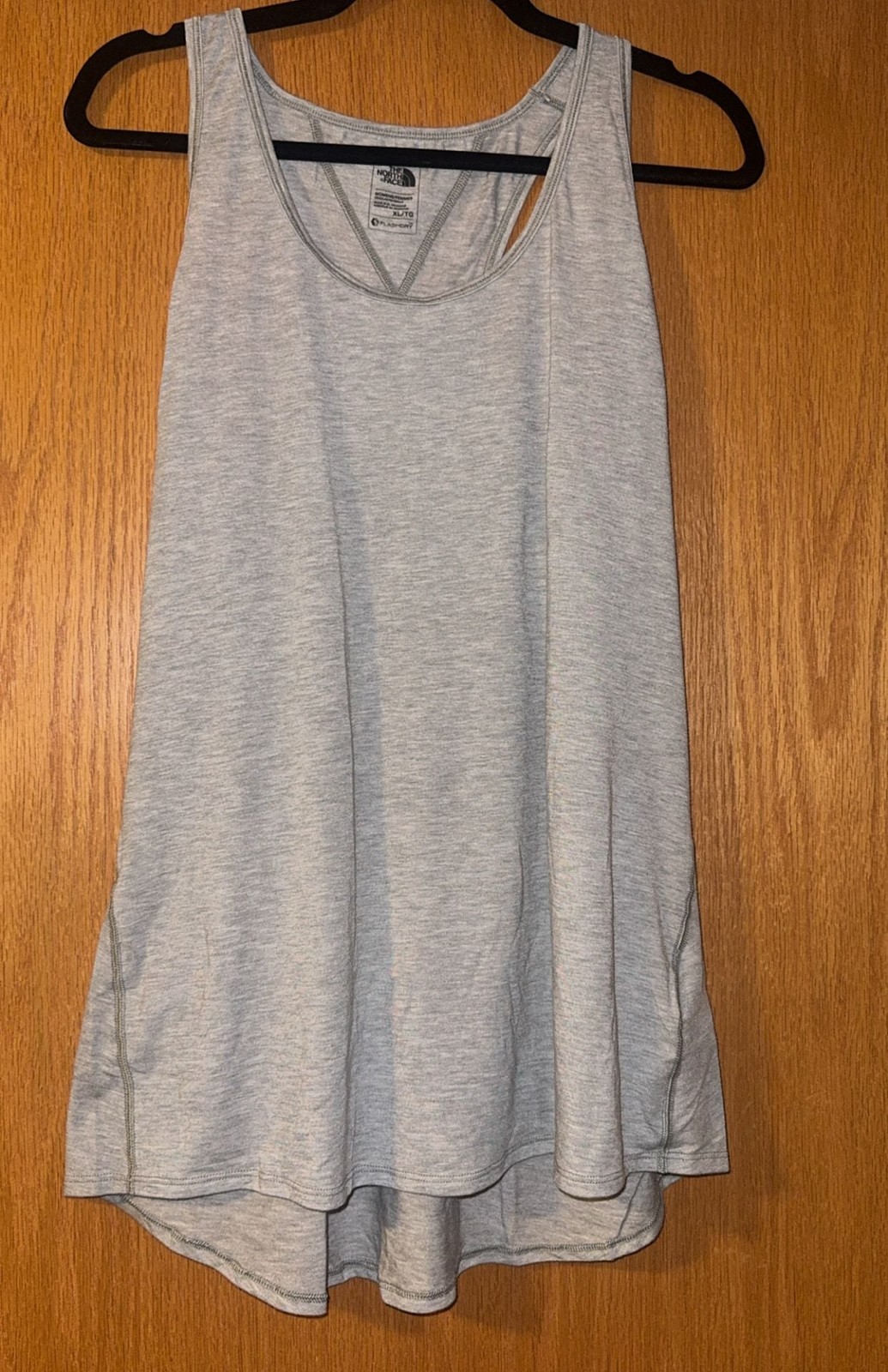 The North Face Women’s XL FlashDry Grey Heathered Racerback Performance Tank Top