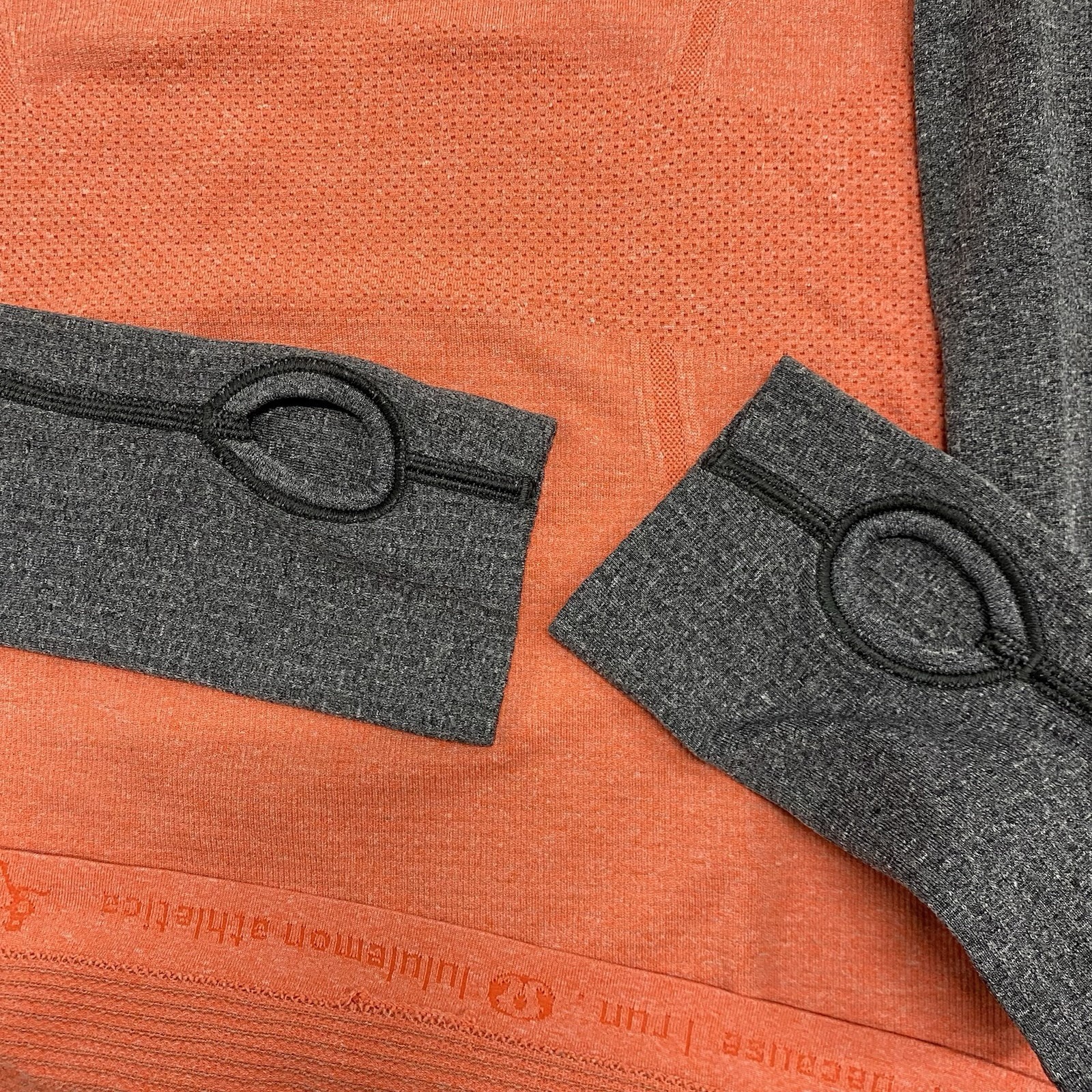 Lululemon Run Swiftly Tech Long Sleeve Shirt Women’s 8 Coral Gray