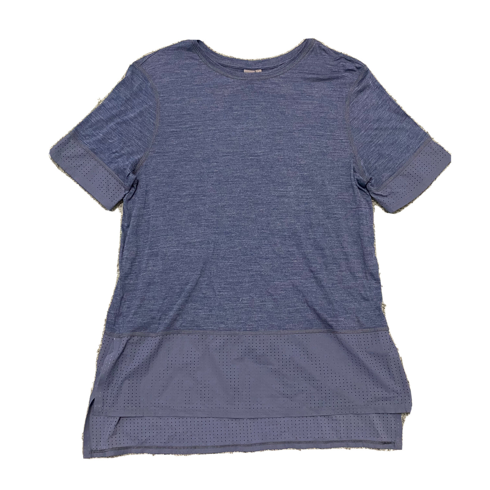 SWEATY BETTY London Women’s S Merino Wool Blend Hi Low Athletic T Shirt