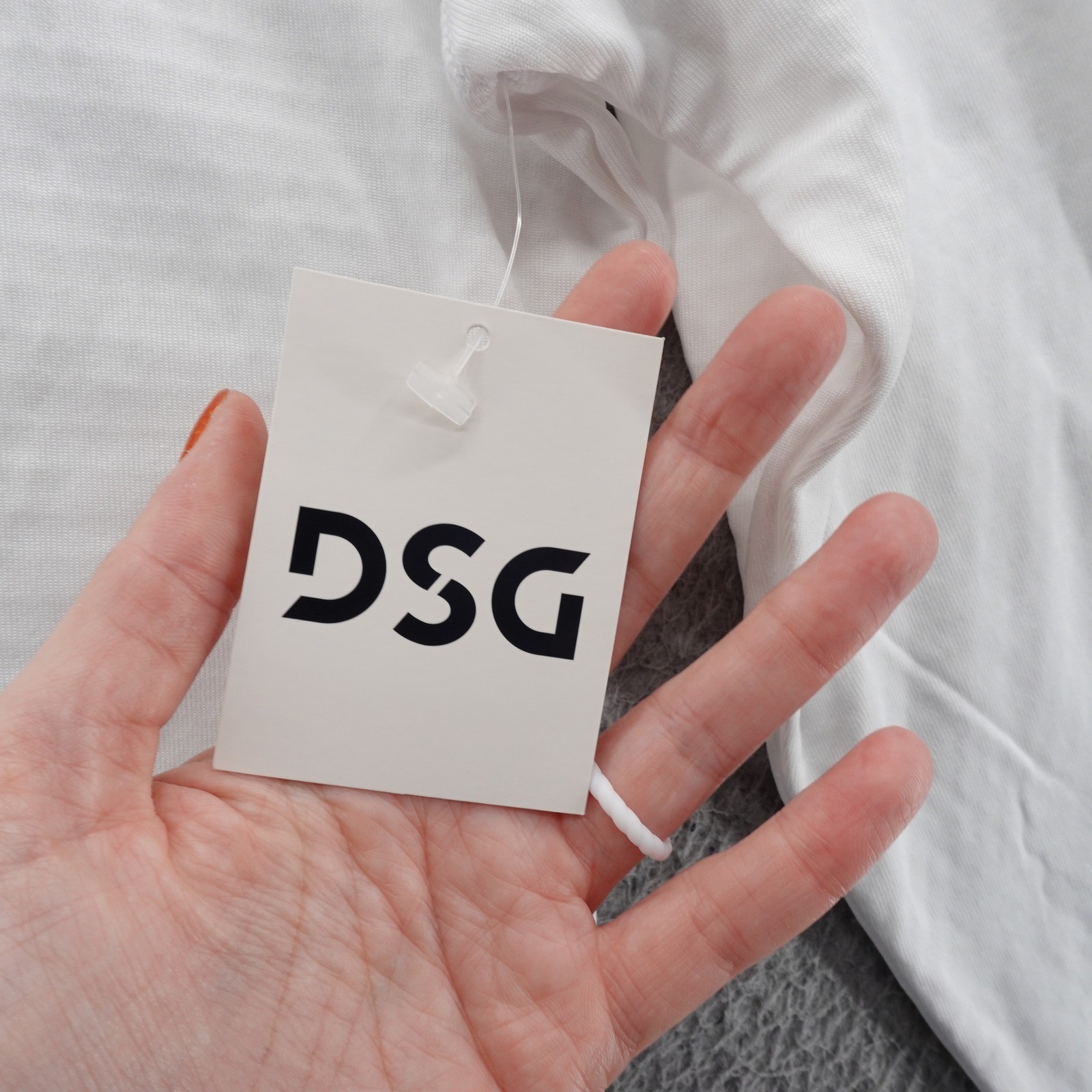 DSG Womens Run Grid Pullover Pure White XL 1/4 Zip Athletic NEW