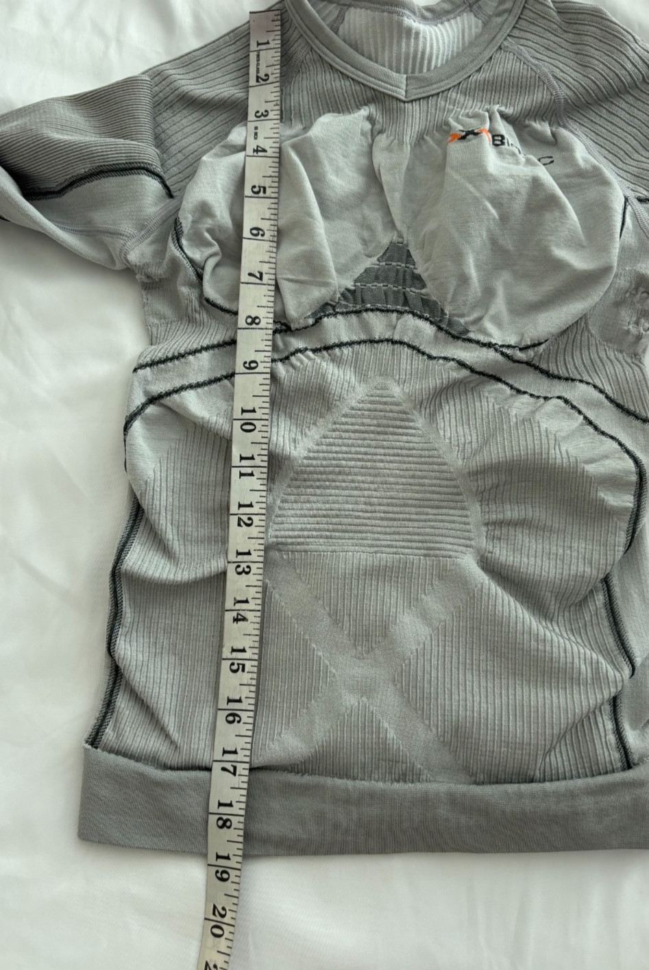 X Bionic Shirt Womens Small Medium Gray Compression Ski Base Layer Thermal