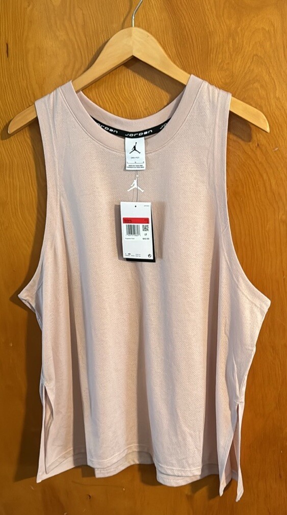 Jordan Tank Top Womens Large Pink Mesh