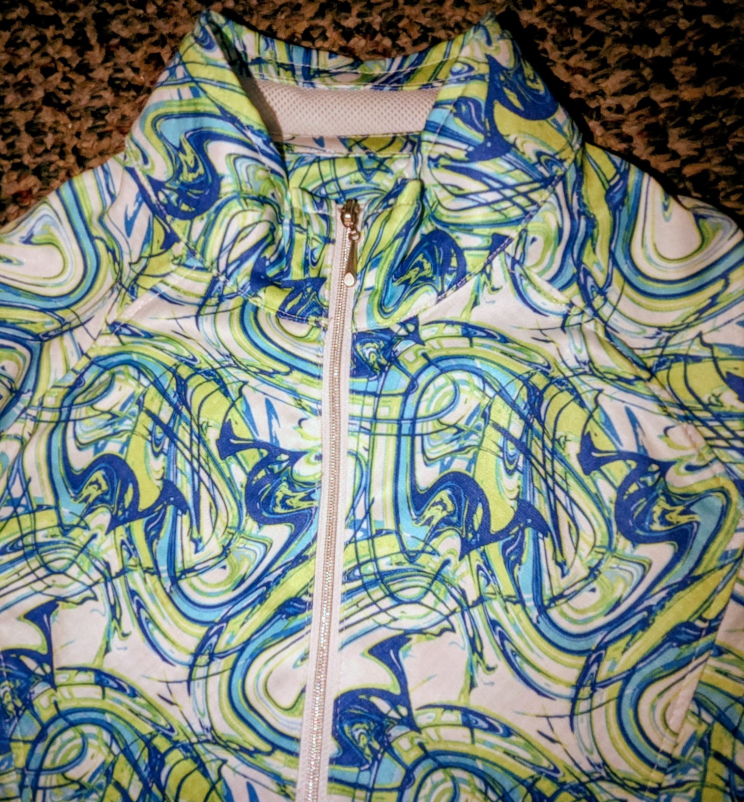 Pebble Beach Dry-Luxe Performance Womens XS Extra Small 1/4 Zip Shirt Top Nice