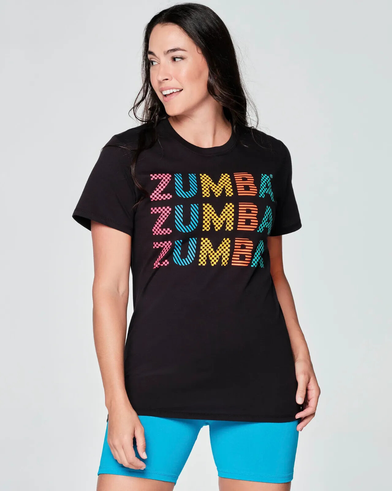 Zumba Beach Bash Unisex Tee ~ Bold Black ~ XS/S M/L XL/XXL ~ New! Free Ship!