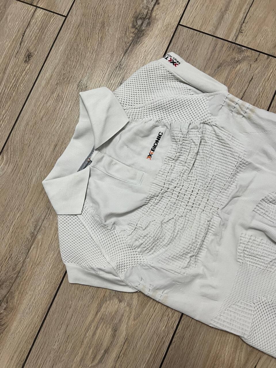 Women X-bionic P.V.1.0 Compression Polo Shirt Active White Size S