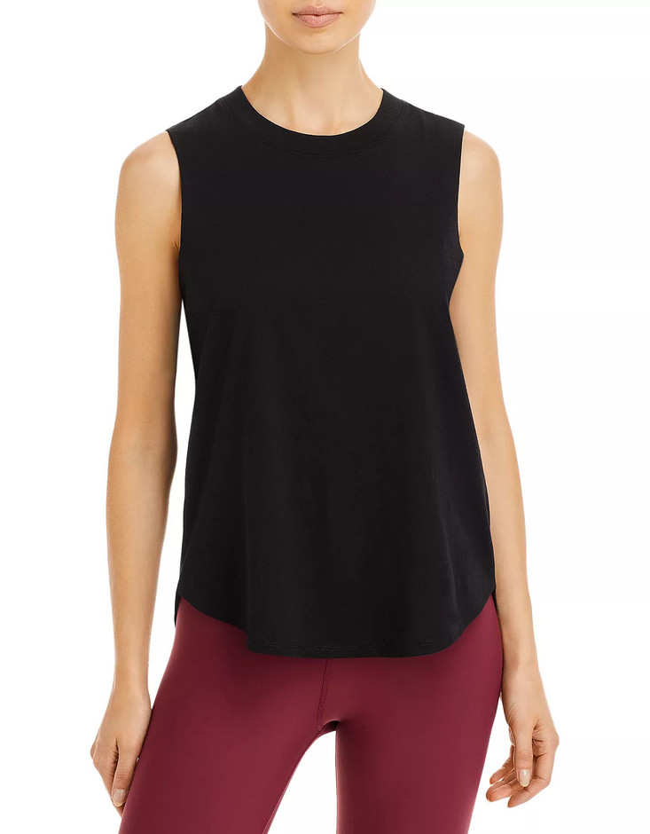 Aqua Athletic Tank Top Black Size L 1754