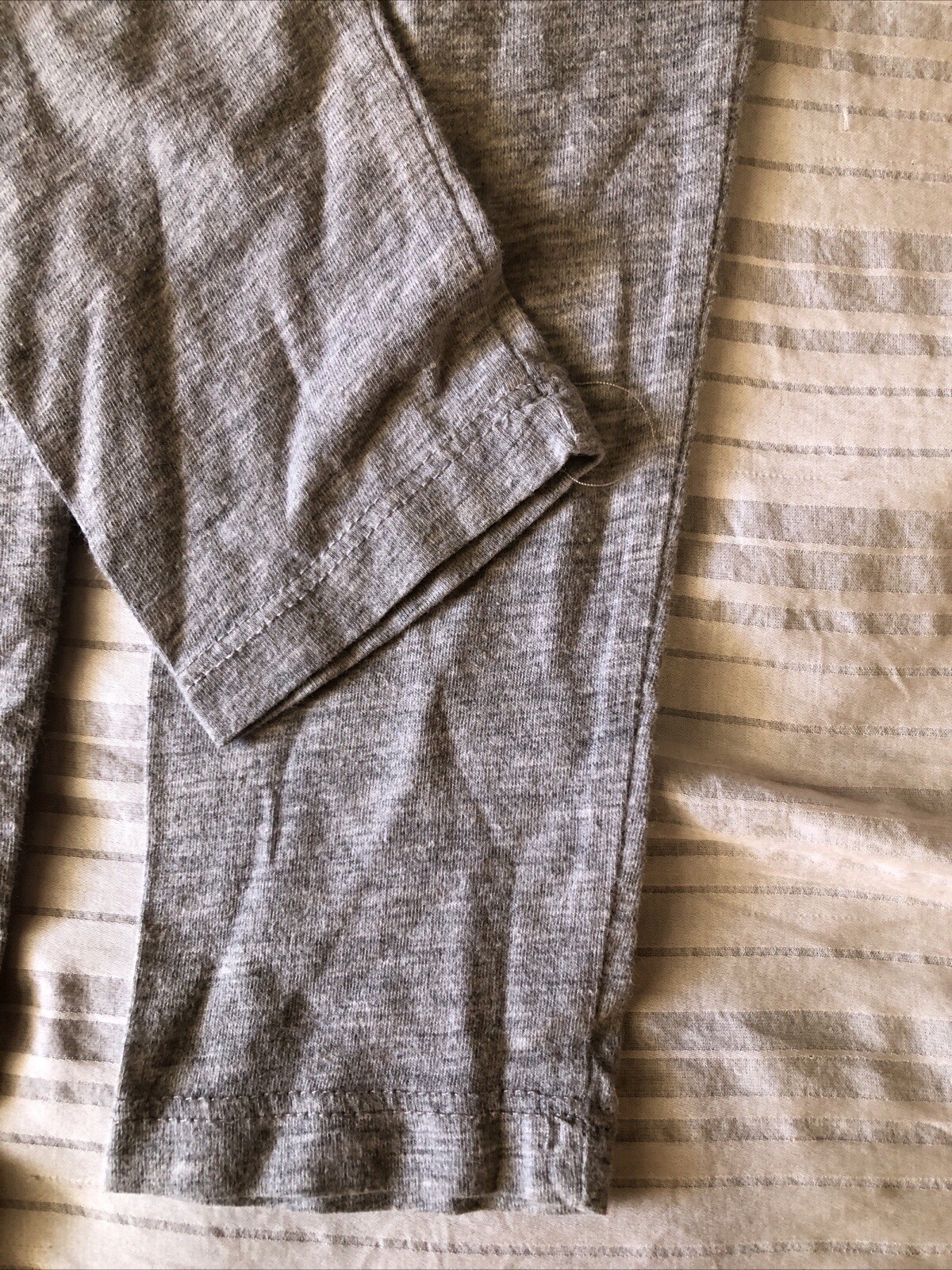 ACTIVE BASIC gray MEDIUM (30” Chest) long Sleeve T Shirt