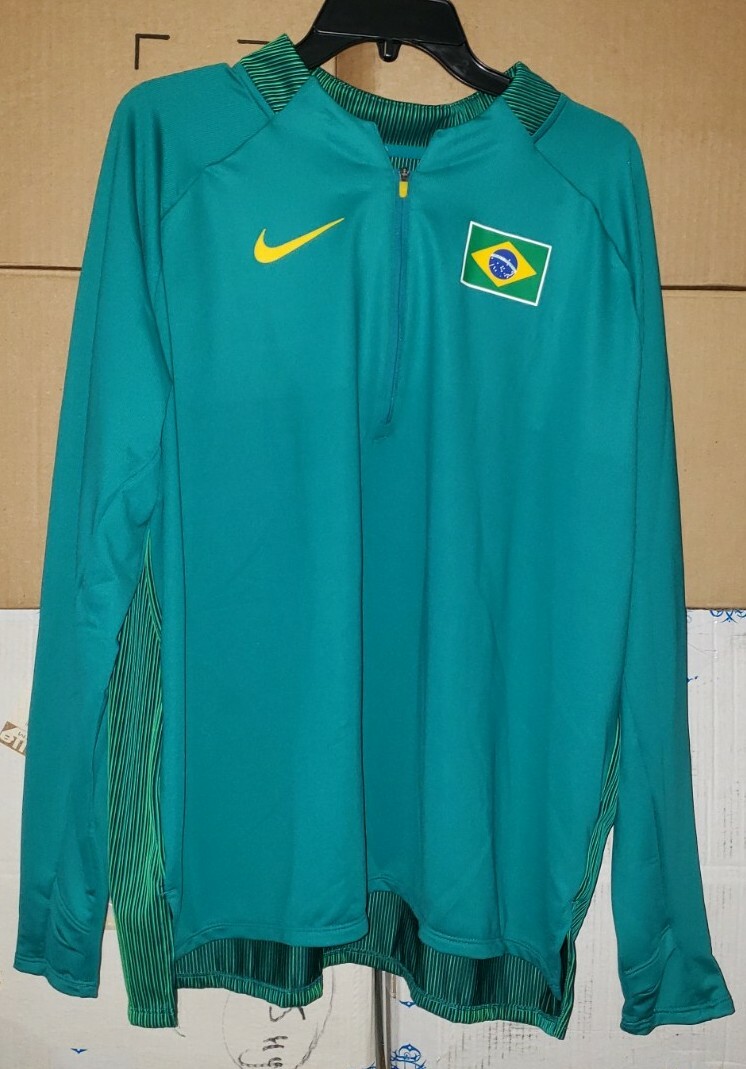 Nike Brazil Elite 2020 Olympics Training 1/2 Large Sweatshirt Women’s XXL NWOT